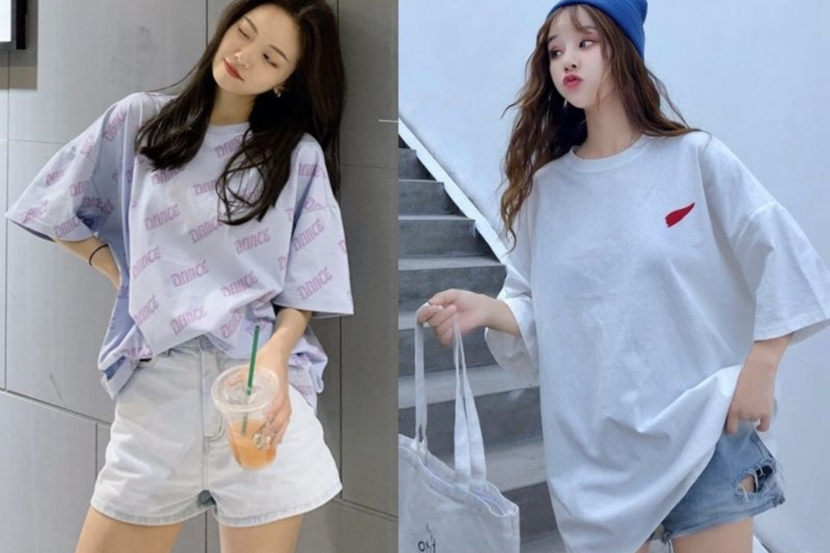 Quần Short và Áo Oversized